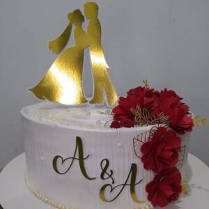 Arquivo de Corte Topo de Bolo Casamento