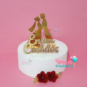 Arquivo de Corte Topo de Bolo Casamento