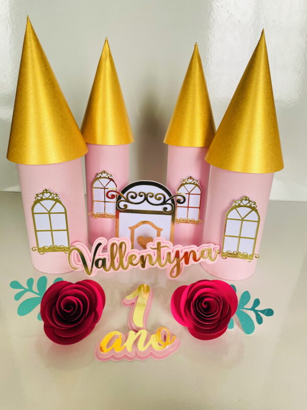 Arquivo de Corte Topo de Bolo - Castelo Princesa