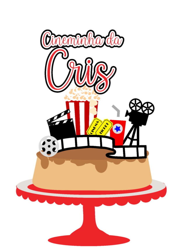 Arquivo de Corte Topo de Bolo Cinema 02