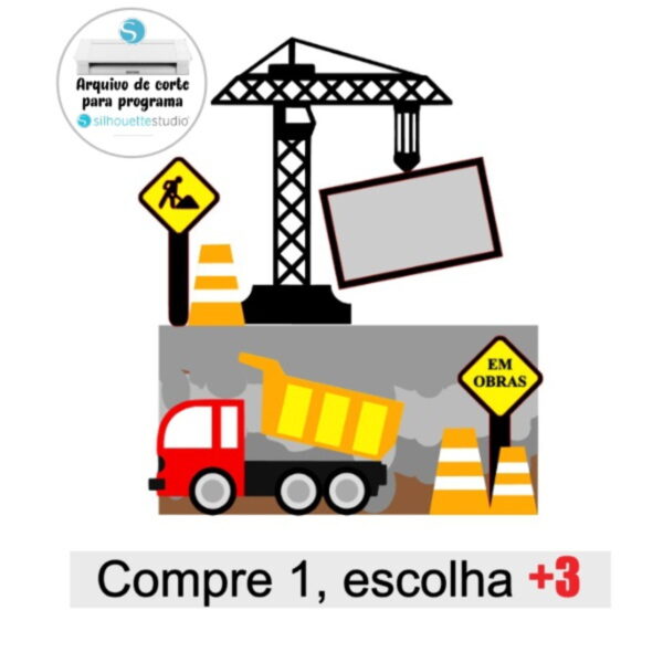 Arquivo de Corte Topo de Bolo Construção