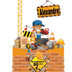 Arquivo de Corte Topo de Bolo Construção