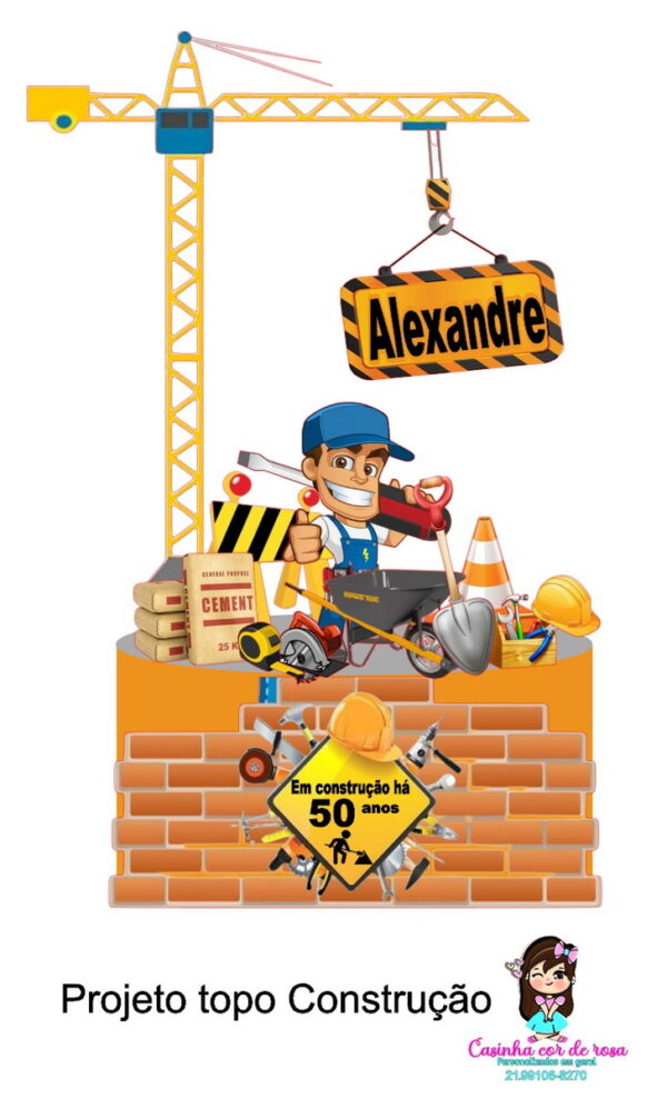 Arquivo de Corte Topo de Bolo Construção