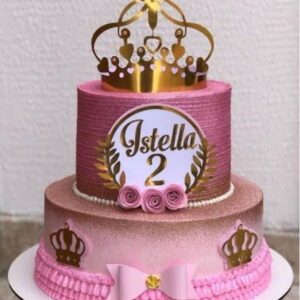 Arquivo de Corte Topo de Bolo Coroa Realeza Princesa 012