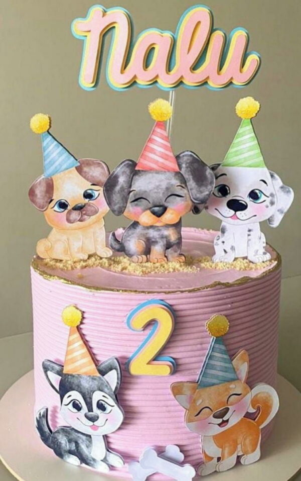 Arquivo topo de bolo de cachorrinho Doguinho -COD 951