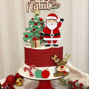 Arquivo de Corte Topo de Bolo de Natal