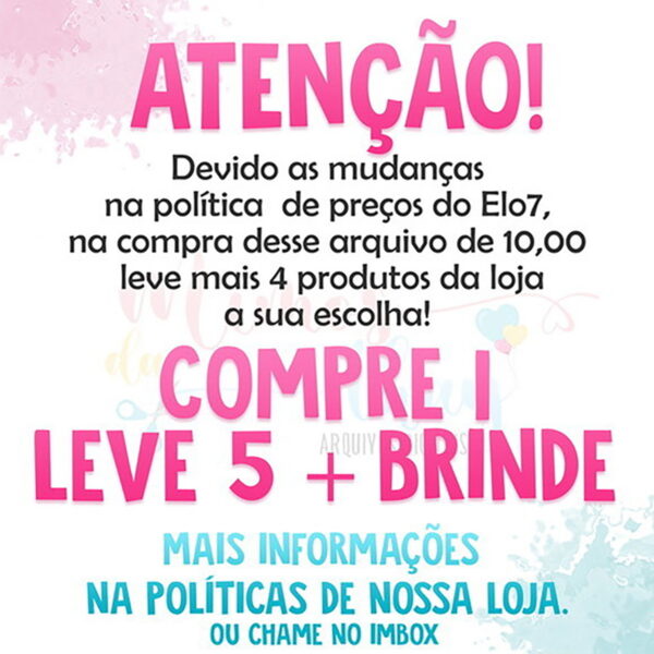 Arquivo de Corte: Topo de Bolo Despedida Viagem Menina 005 - Image 2