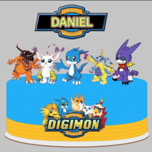 Arquivo de Corte Topo de Bolo Digimon
