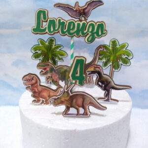 Arquivo De Corte Topo De Bolo Dinossauro 04 (studio)