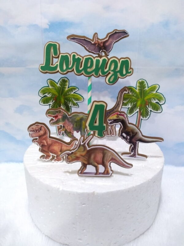 Arquivo De Corte Topo De Bolo Dinossauro 04 (studio)