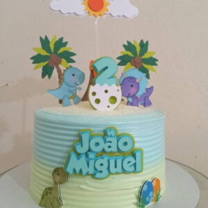 Arquivo de Corte Topo de Bolo Dinossauro 3