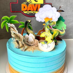 Arquivo de Corte Topo de Bolo Dinossauro 5