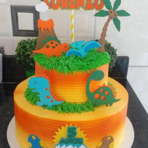 Arquivo De Corte Topo De Bolo Dinossauro Baby Camadas