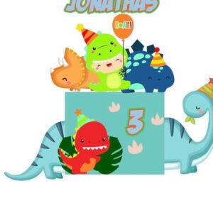ARQUIVO DE CORTE TOPO DE BOLO Dinossauro baby