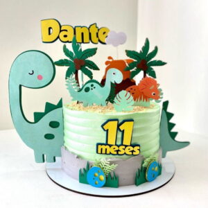 Arquivo de Corte Topo de Bolo Dinossauro 3