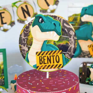 Arquivo de Corte Topo de Bolo Dinossauro