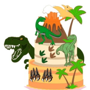 Arquivo de corte Topo de Bolo Dinossauro CAMADA STUDIO #2027