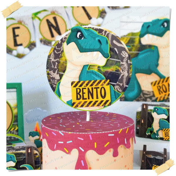 ARQUIVO DE CORTE TOPO DE BOLO DINOSSAURO