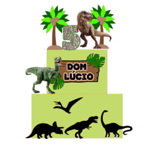 ARQUIVO DE CORTE TOPO DE BOLO dinossauro jurassic