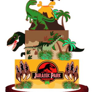 Arquivo de Corte Topo de Bolo Dinossauro