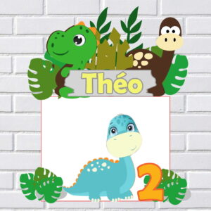 Arquivo de Corte Topo de Bolo Dinossauro Studio 003