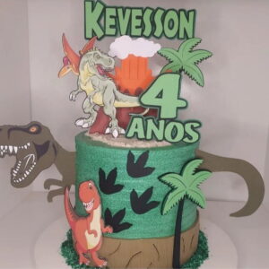 ARQUIVO DE CORTE TOPO DE BOLO DINOSSAURO