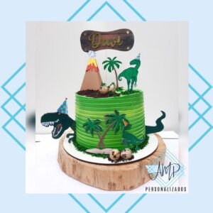 Arquivo de corte - Topo de Bolo Dinossauro