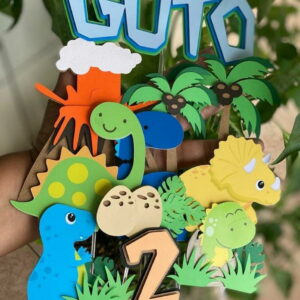Arquivo de Corte - Topo de Bolo (dinossauros) 6