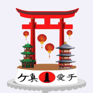 ARQUIVO DE CORTE TOPO DE BOLO DO JAPÃO