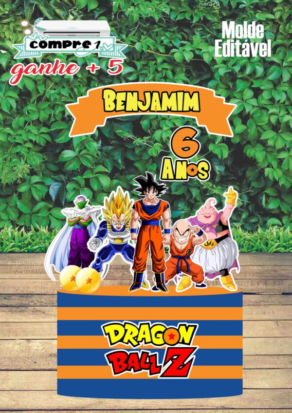 Arquivo de Corte Topo de Bolo Dragon Ball Z