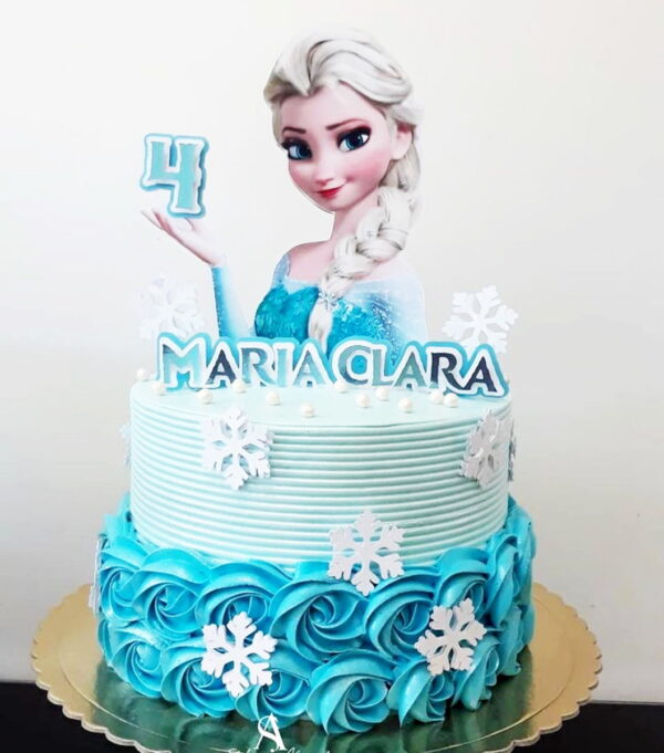 Arquivo de Corte Topo de Bolo Elsa Frozen