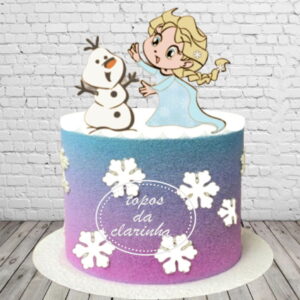 Arquivo de Corte Topo de Bolo em Camadas Frozen