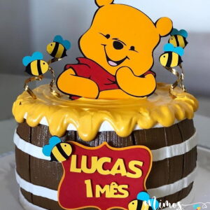 Arquivo de Corte: Topo de Bolo em Camadas Ursinho Pooh 010