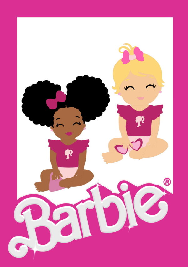 Arquivo de Corte Topo de Bolo Festa Barbie