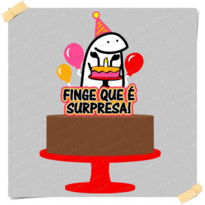 Arquivo de Corte Topo de Bolo Flork