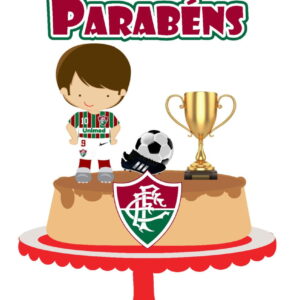 Arquivo de corte Topo de bolo Fluminense 01