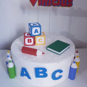 Arquivo de Corte Topo de Bolo Formatura Abc