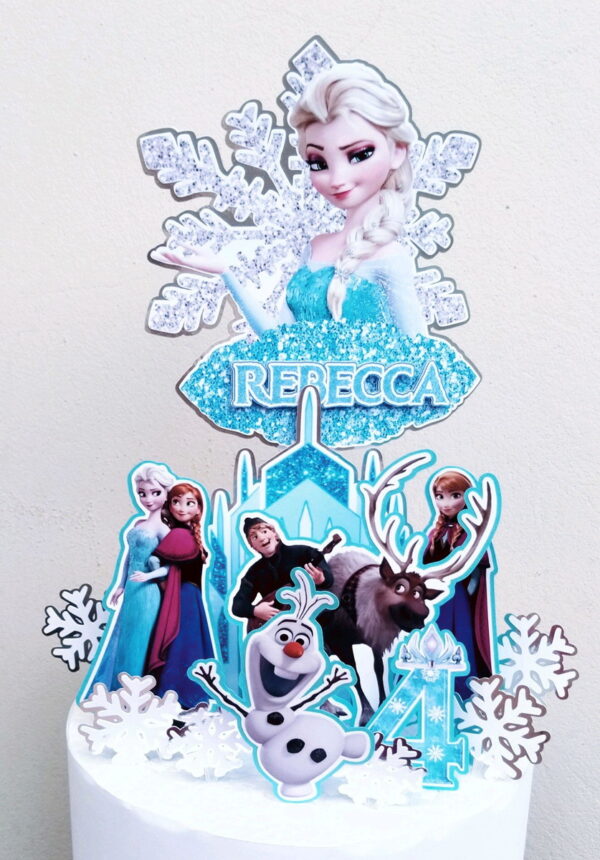 Arquivo de corte STUDIO - Topo de Bolo Frozen (R084)