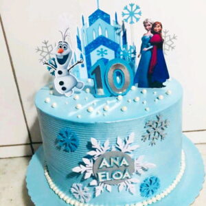 Arquivo de corte topo de bolo frozen -001