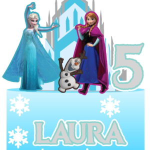 Arquivo De Corte Topo De Bolo Frozen 02