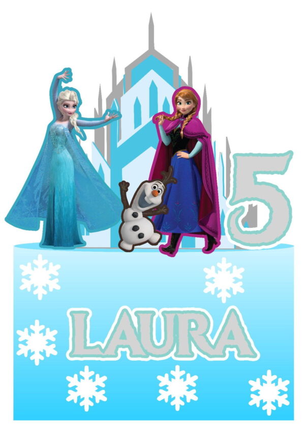 Arquivo De Corte Topo De Bolo Frozen 02