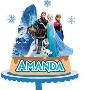 Arquivo de corte Topo de Bolo Frozen 03