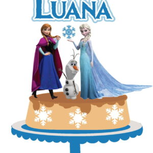 Arquivo de corte Topo de Bolo Frozen 04