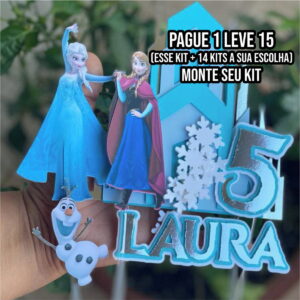Arquivo de Corte Topo de Bolo Frozen 1