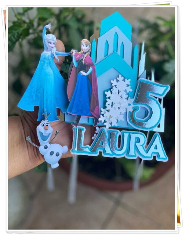 Arquivo de Corte Topo de Bolo Frozen 1