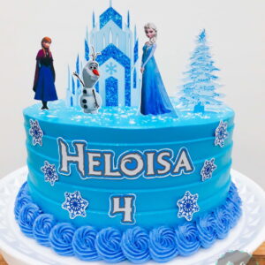 Arquivo de corte Topo de bolo Frozen #1 PDF/JPG