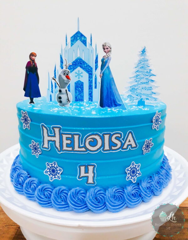 Arquivo de corte Topo de bolo Frozen #1 PDF/JPG