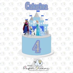 Arquivo de corte topo de bolo - Frozen 2