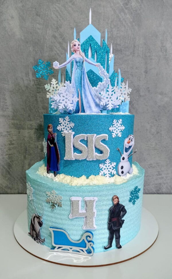 Arquivo de Corte Topo de Bolo Frozen 3