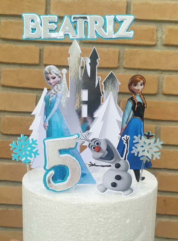 Arquivo De Corte Topo De Bolo Frozen